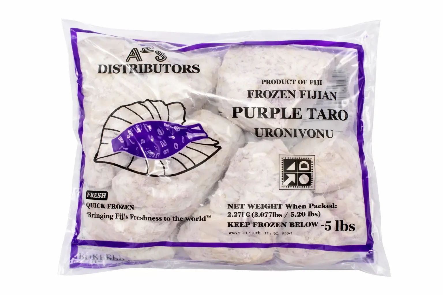 Purple Taro 5lb Pack | A & S Distributors